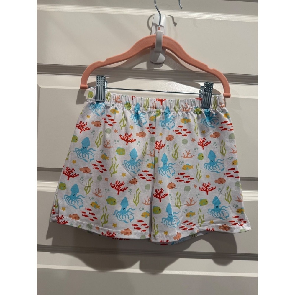 Little Louanne Kids Sea Life Octopus  Set White Blue Size 7
